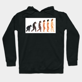 Stages in female human evolution (E436/0037) Hoodie